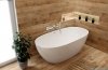 The North Bath Odin wanna wolnostojąca 150x80cm + syfon Klik-klak 6601-1501-7177